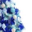 【摩達客】耶誕-2尺/2呎-60cm台灣製經典冰藍色聖誕樹(含藍銀色系/不含燈/本島免運費)