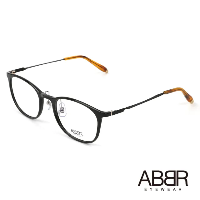 【ABBR】北歐瑞典設計新一代鋁合金光學眼鏡(黑 MO-01-002-C01)
