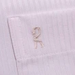 【ROBERTA 諾貝達】男裝 淺粉色長袖襯衫(台灣製 吸溼速乾防汙)