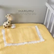 【MARURU】日本製嬰兒床單 嬰兒黃 70x130(日本製嬰兒寶寶baby床單/適用70x130嬰兒床墊)