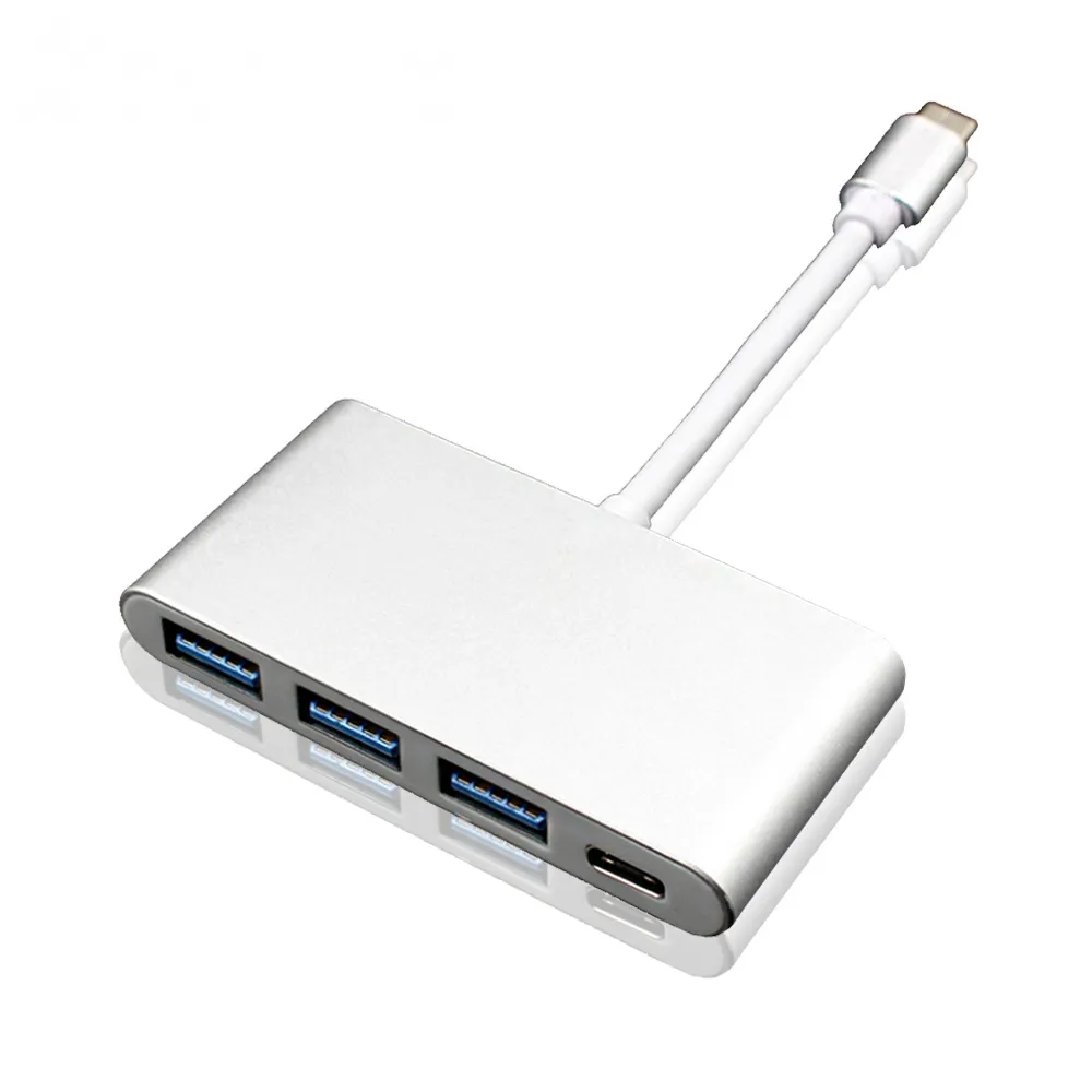 【Bravo-u】Type-C 鋁合金USB3.0 3Port /Type-C轉接卡