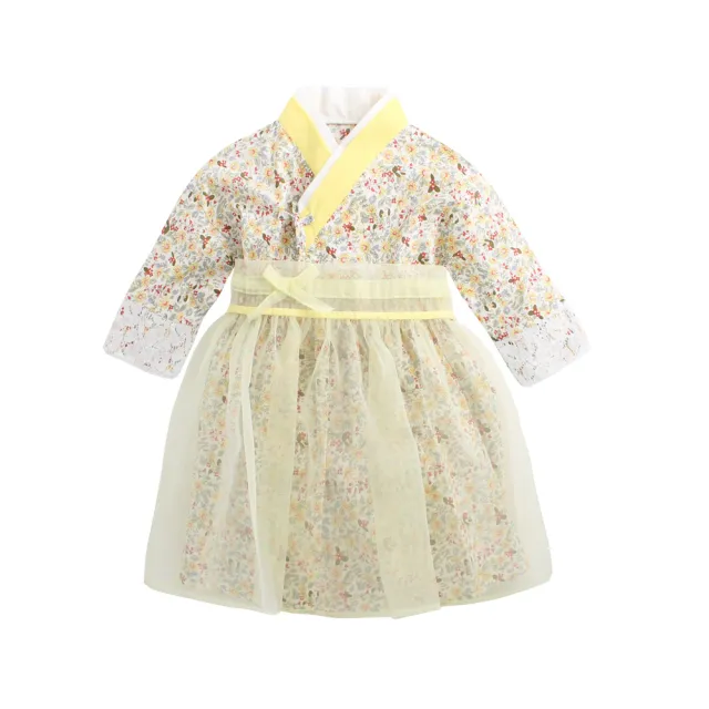 【Baby童衣】長袖洋裝 韓國女童傳統韓服 82039(共１０色)