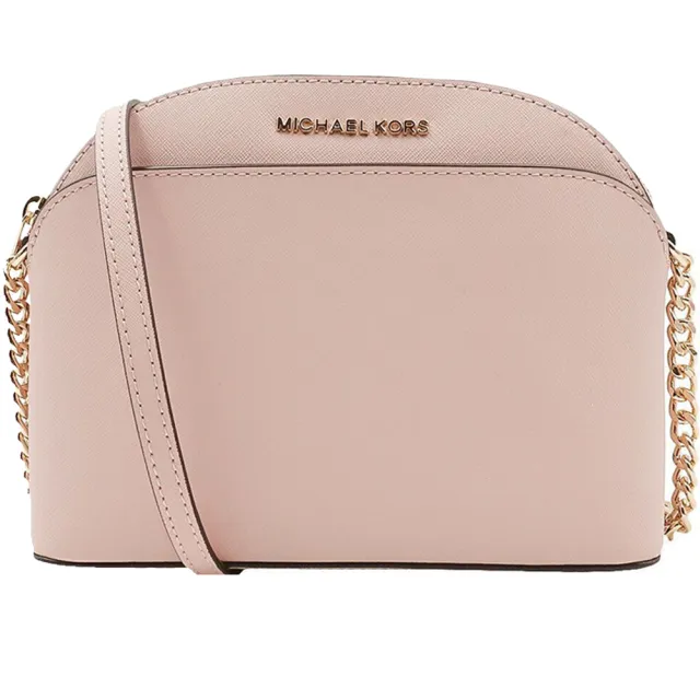 【Michael Kors】Michael Kors  EMMY防刮皮革金字貝殼斜背包(4色)