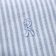 【ROBERTA 諾貝達】合身版 簡約百搭 純棉直條紋長袖襯衫(淺藍)