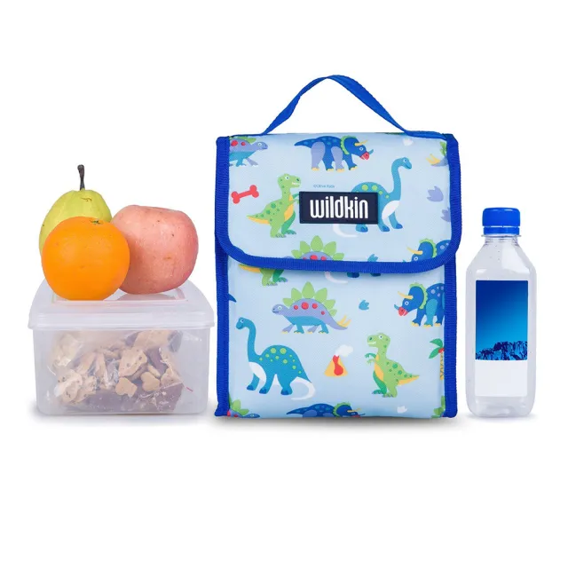 【Wildkin】直立式午餐袋/便當袋/保溫袋(55408 恐龍樂園)