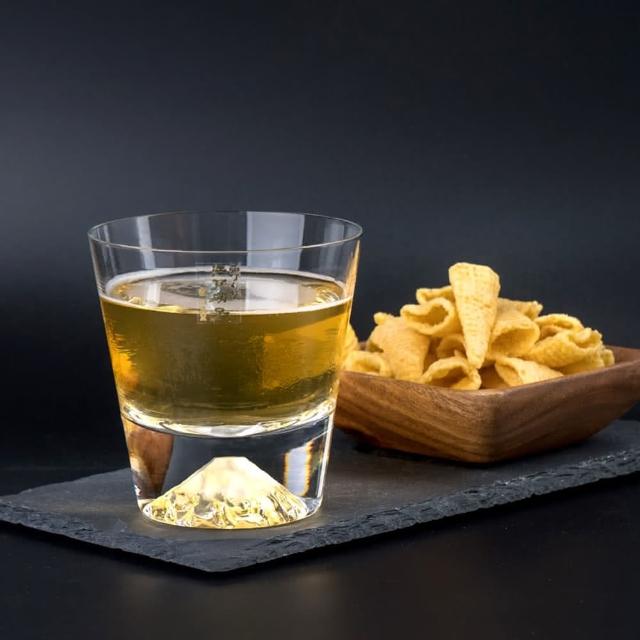【田島硝子】日本手工吹製威士忌富士山杯(TG15-015-R)