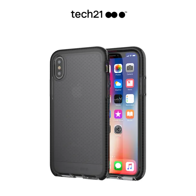 【tech21】英國Tech 21超衝擊EVO CHECK iPhone X 防撞軟質格紋保護殼(iPhone用戶獨享價)