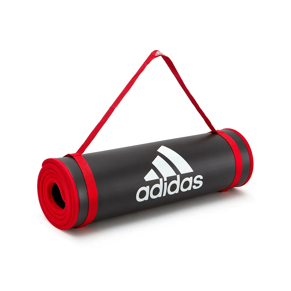 【adidas 愛迪達】Training 專業加厚訓練運動墊-紅色(10mm)