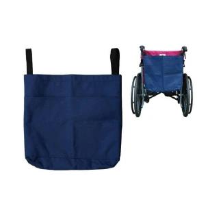 【海夫健康生活館】杏華 輪椅 後背 置物袋(1BAG01)