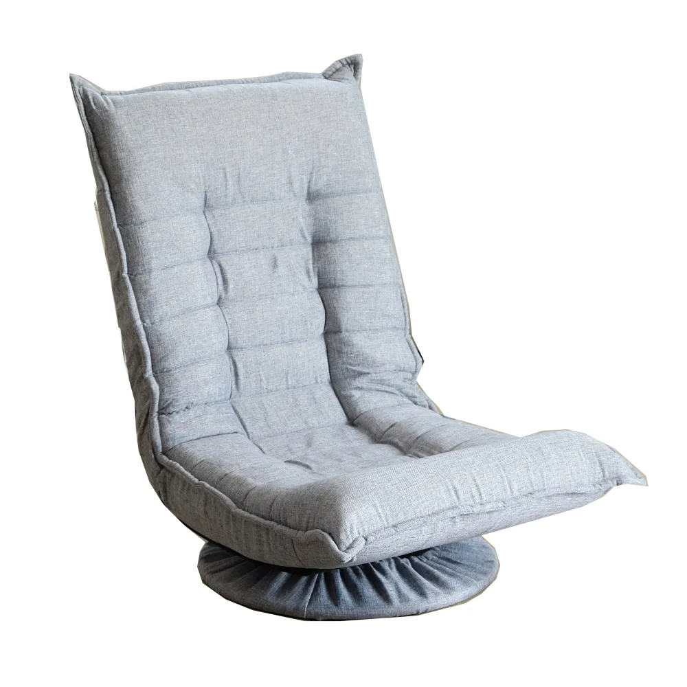 【EASY HOME】360度旋轉多段和室椅(淺灰色)