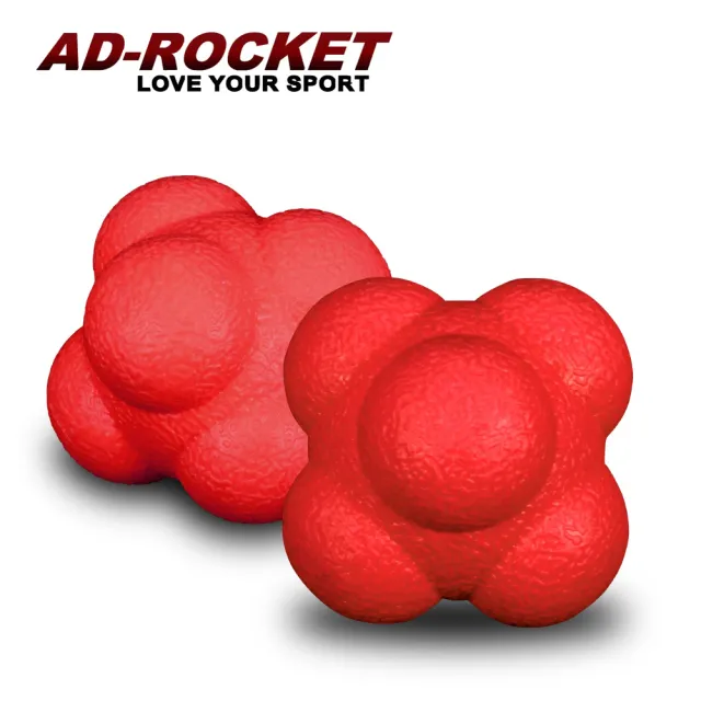 【AD-ROCKET】六角反應訓練球兩入組(八色任選)