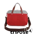 【tripose】漫遊系列岩紋玩色兩用手提背包(番茄紅)
