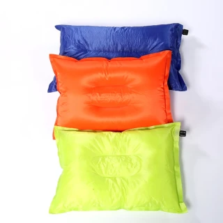 【May shop】戶外自動充氣枕帳篷枕PVC休閒枕頭