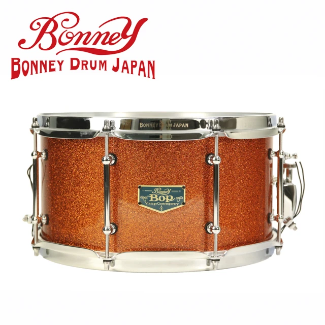 BONNEY Bop SN1370MS 日本手工小鼓 亮粉漸層紅(原廠公司貨 商品保固有保障)