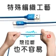 【AGPSPEED】USB-A to Type-C 1M 布編充電傳輸線