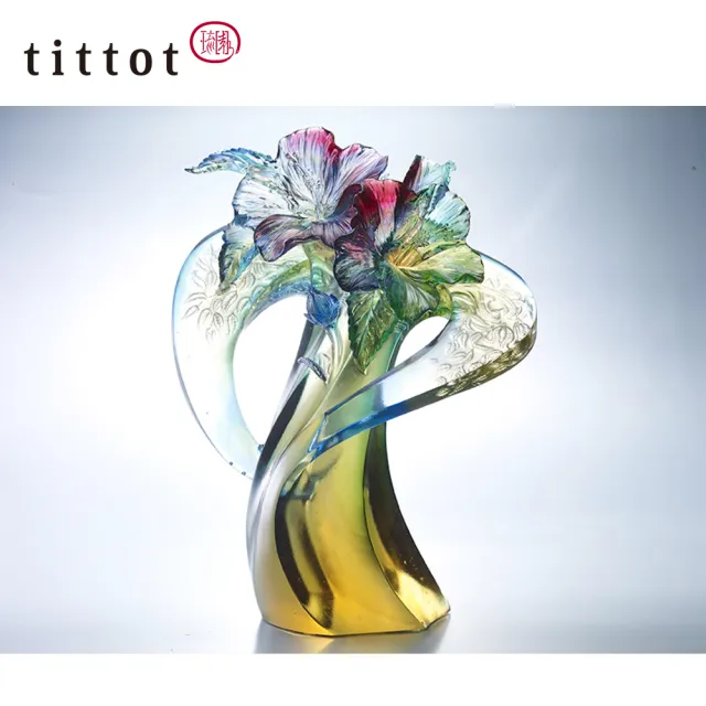 【tittot 琉園】精彩綻放 擺飾(送禮/琉璃/禮物/玻璃/水晶/藝術品/擺飾/禮贈/企業/)