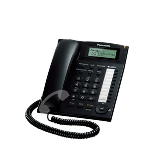 【Panasonic 國際牌】多功能來電顯示有線電話-經典黑(KX-TS880)