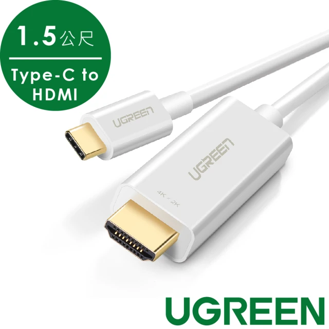 【綠聯】1.5M USB Type-C to HDMI傳輸線