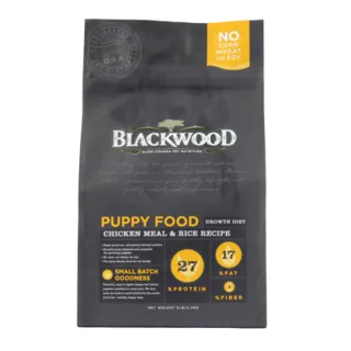 【BLACKWOOD 柏萊富】特調幼犬成長配方-5磅(雞肉+糙米)