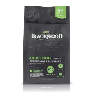 【BLACKWOOD 柏萊富】特調低卡保健配方30磅(雞肉+糙米狗飼料/狗乾糧/犬糧)