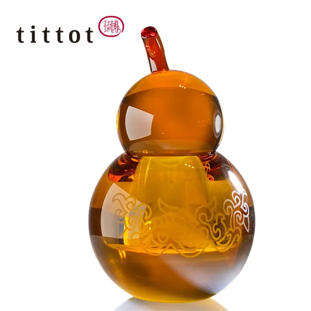 tittot 琉園 連福帶祿_小_客戶禮贈5入組(送禮/琉璃/禮物/玻璃/水晶/藝術品/擺飾/禮贈/企業/)