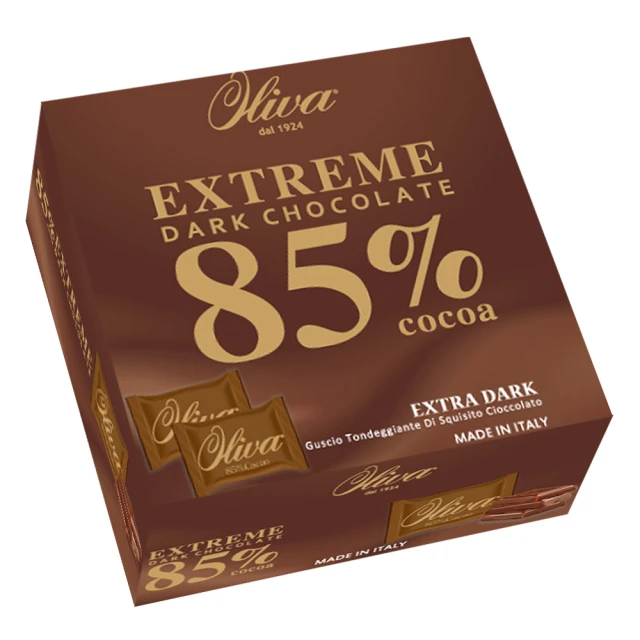 【歐利華】85%黑巧克力薄片120g