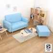 【多瓦娜】MIT帕斯尼貓抓皮時尚雙人沙發組合