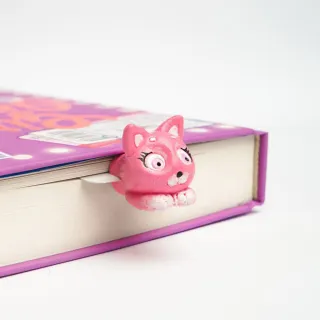 【myBookmark】手工書籤-探頭的粉紅小貓