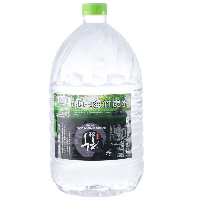 【心一】飲水機專用地中海竹炭水6000mlx2箱(共4入)