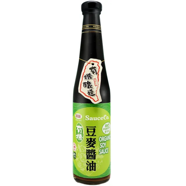 【味榮】有機豆麥醬油420ml