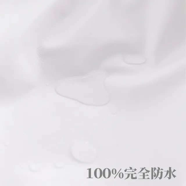 【EverSoft 寶貝墊】抗菌型 雙人床包式防水保潔墊 nano-5x6尺(100%防水透氣+銀離子除臭抗菌)