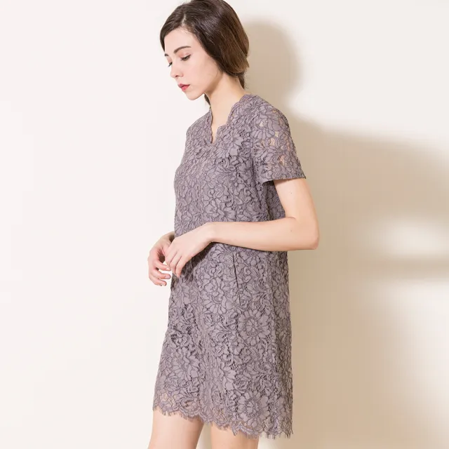 【矜蘭妃】蠶絲骨線蕾絲洋裝2入(限量11%Off)