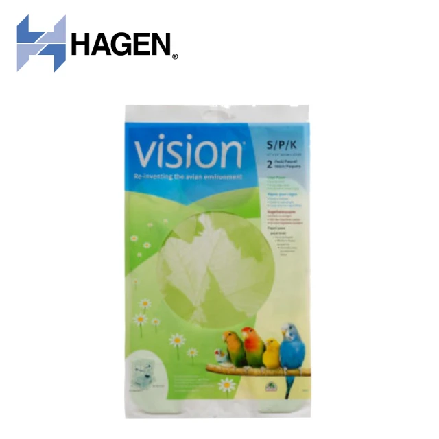 【HAGEN 赫根】新視界鳥籠專用清潔紙墊 S號(80271)