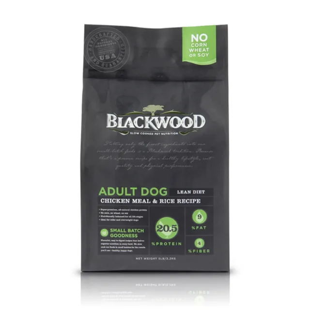 【BLACKWOOD 柏萊富】特調低卡保健配方-5磅(雞肉+糙米)