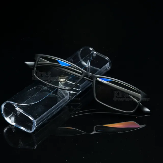 【kiret】軟式 透明眼鏡盒2入-附贈超細纖維 眼鏡布2入(果凍眼鏡盒 透明眼鏡盒 眼鏡收納盒)