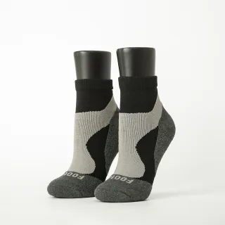 【Footer除臭襪】輕壓力流線型氣墊襪-女款-局部厚(T101-黑)