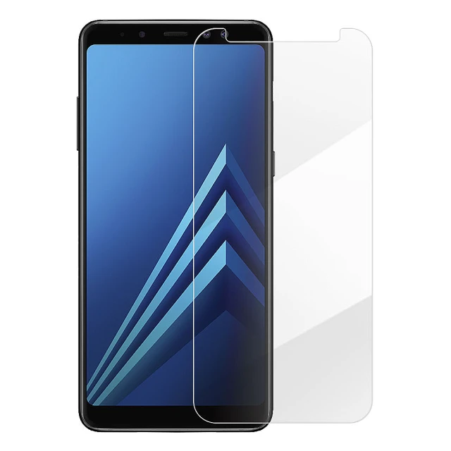 【Metal-Slim】Samsung Galaxy A8 2018(9H鋼化玻璃保護貼)