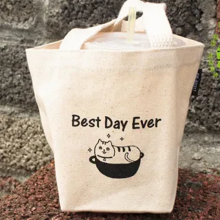 【珠友】布麻帆飲料手提袋/飲料杯袋