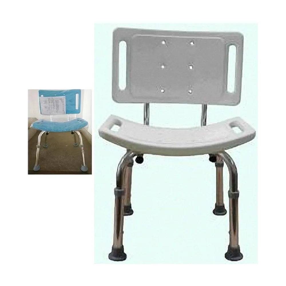 【海夫健康生活館】好家機械椅 未滅菌 台灣製 鋁合金 有背 塑墊 洗澡椅(A202)