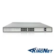 【KINGNET】監視器 16+2埠 工業型POE電源集線器 供電器 16+1埠 乙太網路交換器 網路供電換器(PoE Switch)