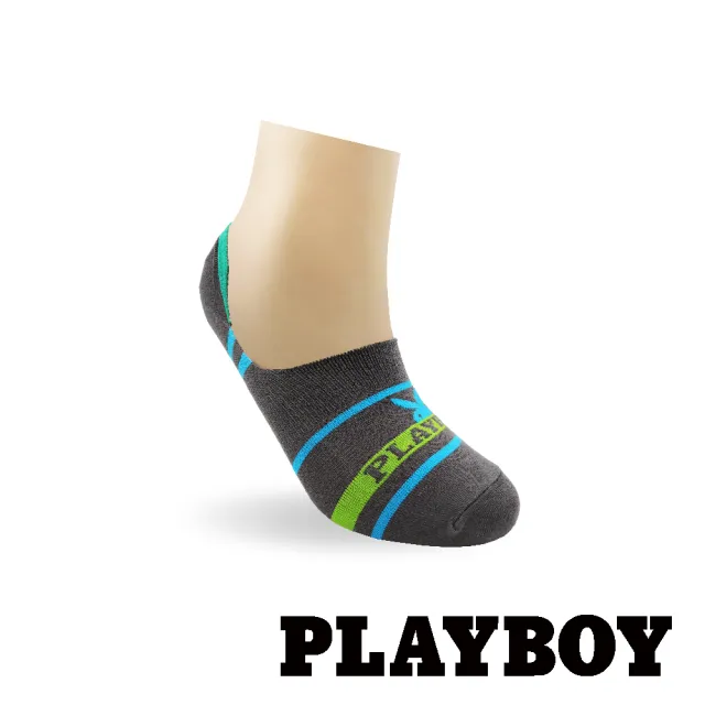 【PLAYBOY】6雙組趣味防滑淺口隱形男襪(隱形襪/男襪/襪套)