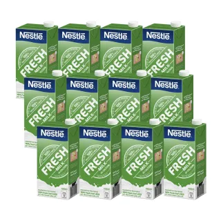 【Nestle 雀巢】全脂牛奶 1000mlx12罐(箱購)