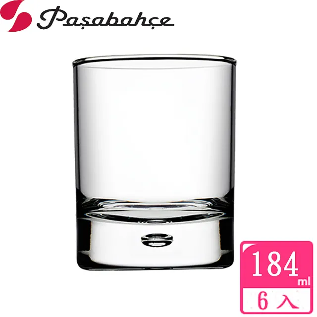 【Pasabahce】水珠底威士忌杯184cc(6入組)