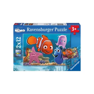 【德國Ravensburger】海底總動員12片x2(維寶 拼圖)