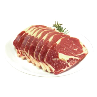 【銀蕨牧場】頂級肋眼沙朗牛肉片8包組(150g包)