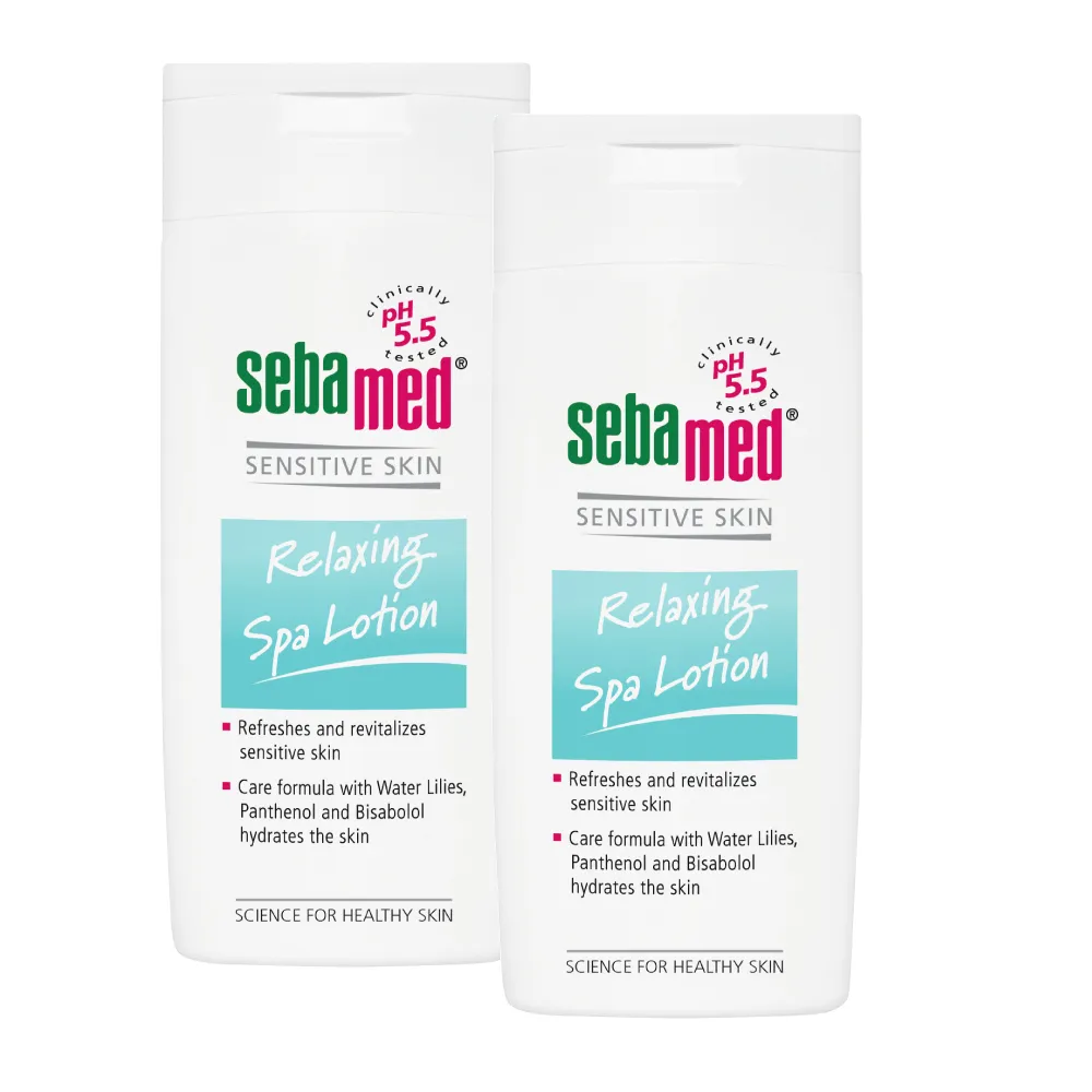 【SEBAMED 施巴】紓壓花香乳液200mlx2入(總代理)