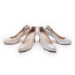 【GDC】後水鑽拉帶典雅氣質羊皮高跟鞋/婚鞋-粉色(727154)