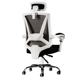 【Ashley House】肖恩X型多點支撐高背透氣活動頭枕人體工學電腦椅/辦公椅升級8CM定型綿坐墊-保固