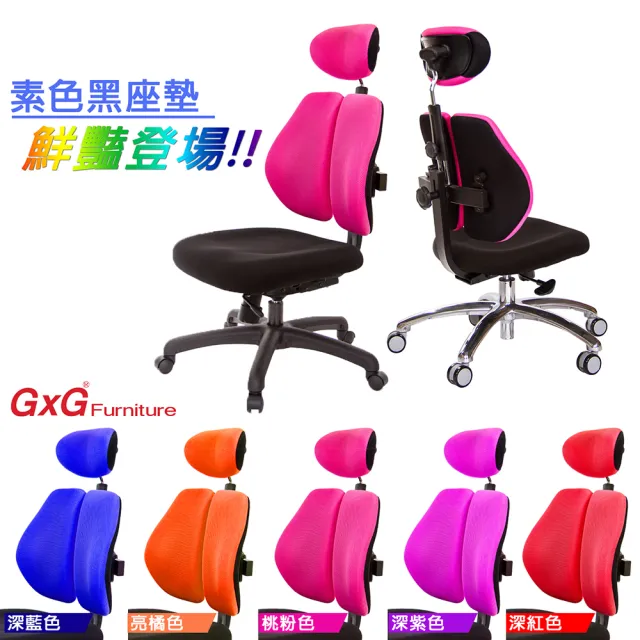 【GXG】高背涼感綿 雙背椅 鋁腳/無扶手(TW-2995 LUANH)