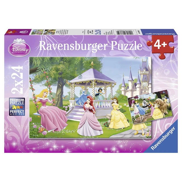 【德國Ravensburger】維寶拼圖 迪士尼經典公主24片X2